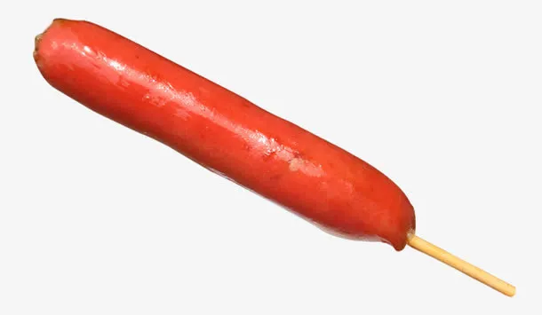 一根烤肠免抠