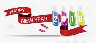 彩色高脚杯横幅免抠