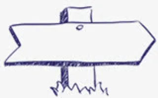 手绘涂鸦箭头免抠