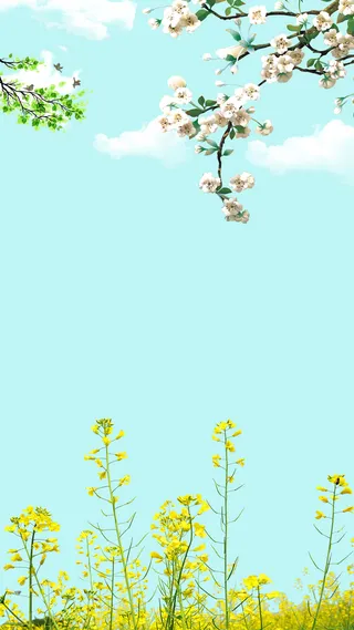 春天H5分层背景高清