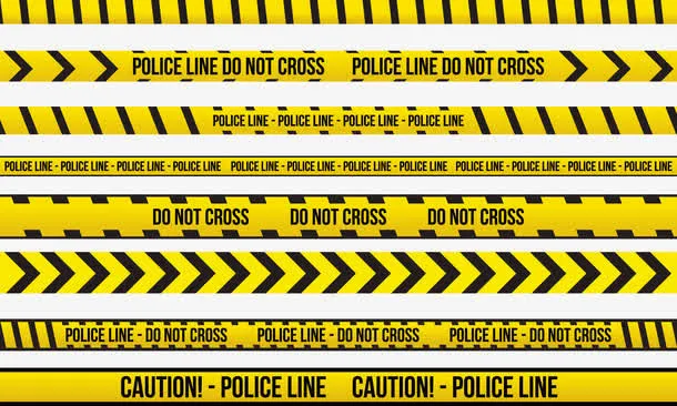 禁止进入警戒线免抠