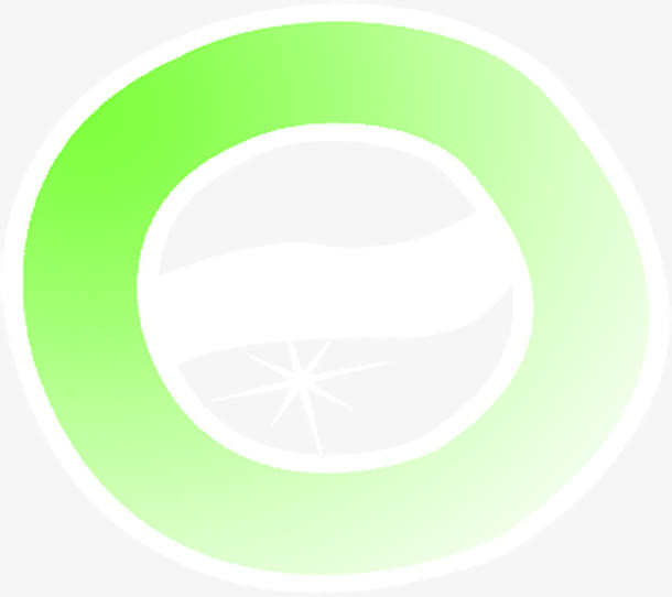 圆环形绿色渐变背景