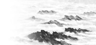 中国风水墨山水意境背景高清