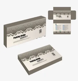 盒子包装设计图免抠