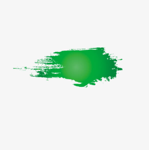 绿色笔刷免抠
