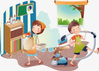 大扫除图片免抠