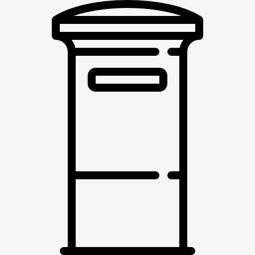 街上的邮箱图标免抠
