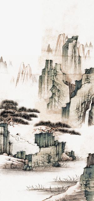 山水画免抠