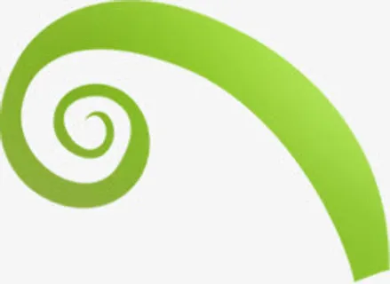 螺旋卡通绿色夏天免抠