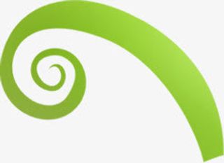 螺旋卡通绿色夏天免抠