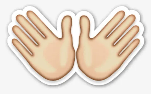 双手手掌粘贴素材免抠