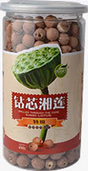 钻芯湘莲干果可食用免抠