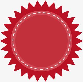 手绘红色圆圈免抠