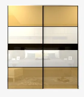 钢琴烤漆高光移门衣柜免抠