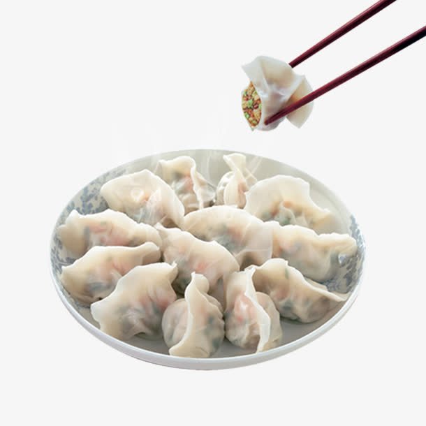 香喷喷的蒸饺饺子免抠