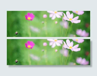 唯美清新海报背景