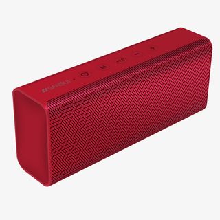 红色无线蓝牙音箱户外媒体免抠