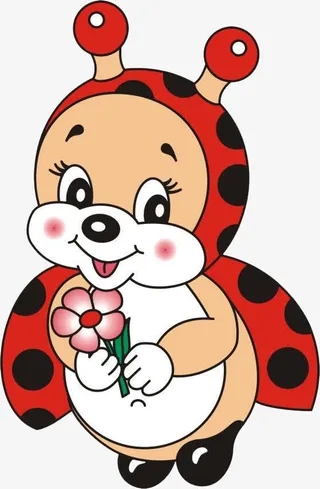 卡通七星瓢虫免抠