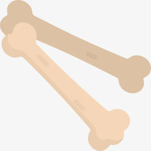 补钙骨头设计图标免抠