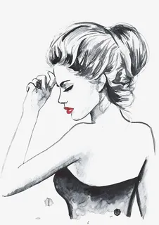 性感美女头像免抠