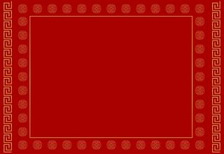 矢量中国风古纹边框背景素材高清