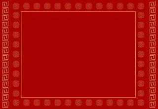 矢量中国风古纹边框背景素材高清