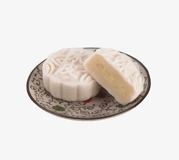 白色的月饼免抠