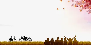 创意毕业季背影背景