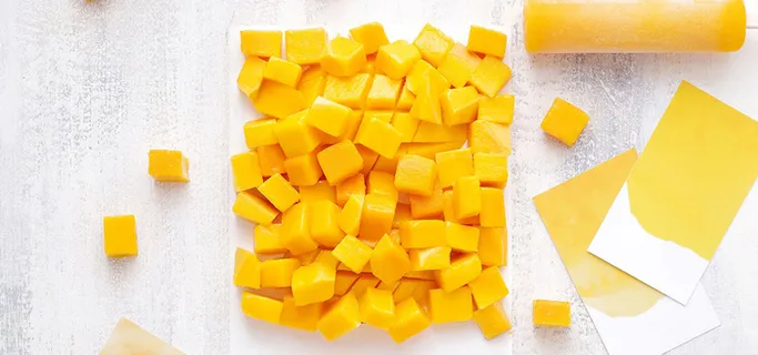 日系夏日清新文艺芒果美食水果冰棒质感纹理背景高清