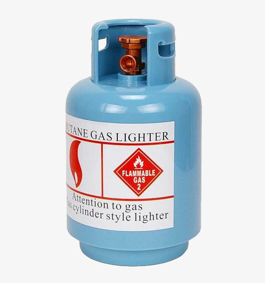 实物蓝色煤气罐免抠