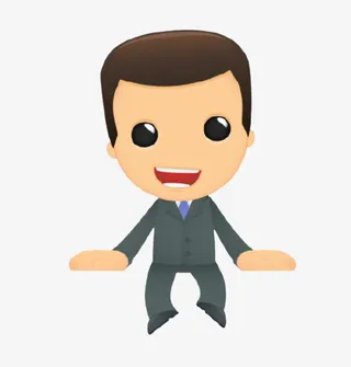 开心的人 男人免抠