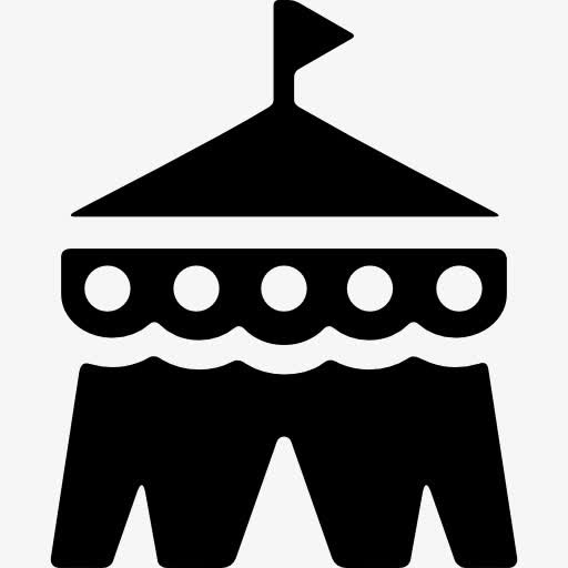 马戏团的帐篷图标免抠