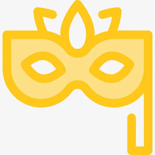 狂欢节面具图标免抠
