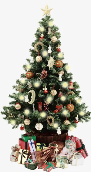 圣诞树效果元素免抠
