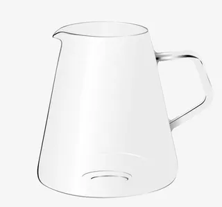 手绘透明玻璃凉水壶免抠