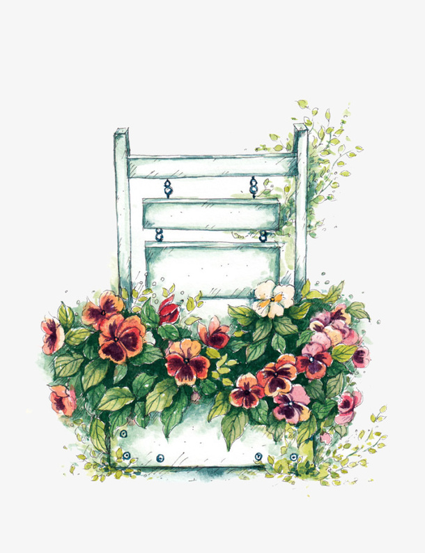 创意花盆免抠