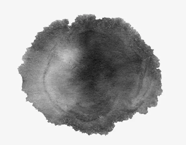 水墨渐变染色免抠