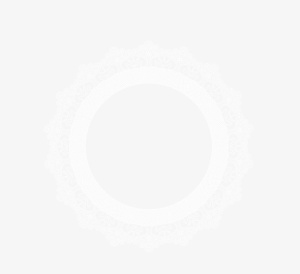 白色蕾丝装饰图案免抠