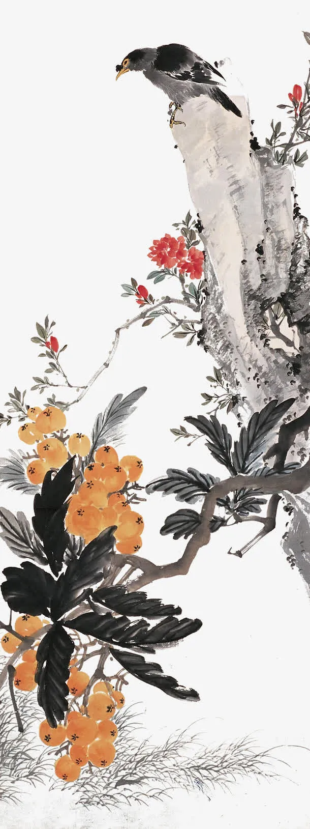 水墨树枝素材之家免抠