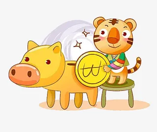 小猪存钱罐免抠