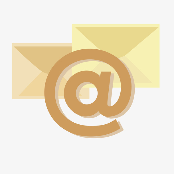 可爱清新扁平风名片电子邮箱小图标免抠