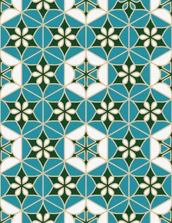 矢量星花主题背景