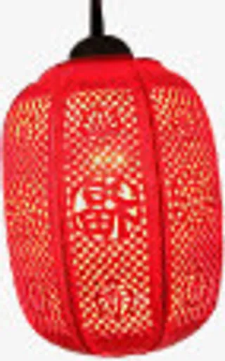红色镂空灯笼淘宝促销免抠
