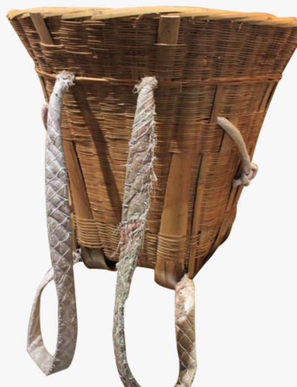展品小背篓农具免抠