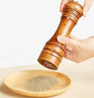 木质黑胡椒研磨机免抠