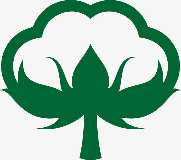 农作物绿色棉花图免抠