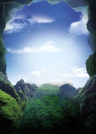 山脉风景背景高清