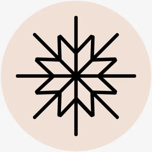 节日素材节日背景 雪花图标