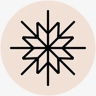 节日素材节日背景 雪花图标