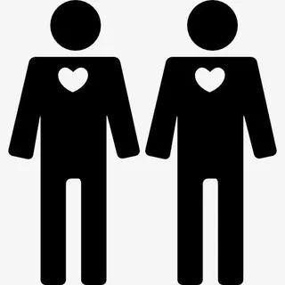 同性恋夫妇在爱图标免抠